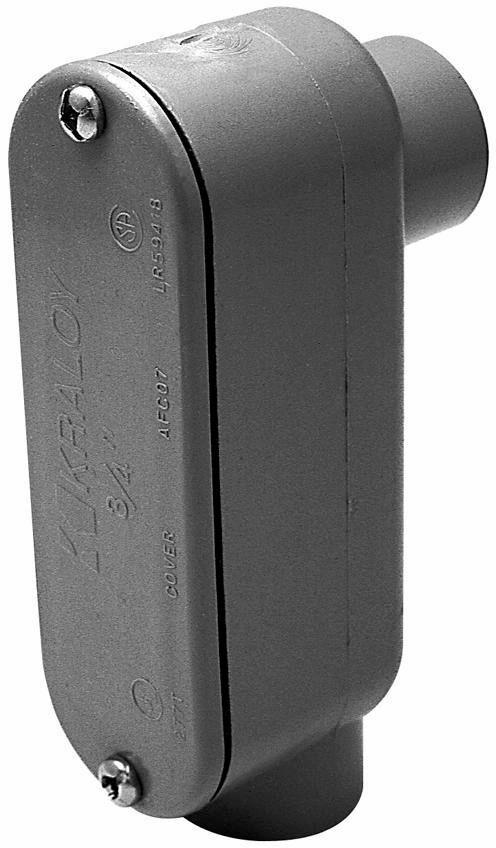 078142 Type LB 7 Access Fitting, 1 in Hub, 11 cu-in, PVC