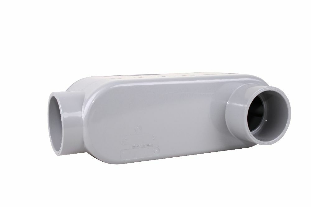 078146 Type LB Conduit Body, 2-1/2 in Hub, PVC