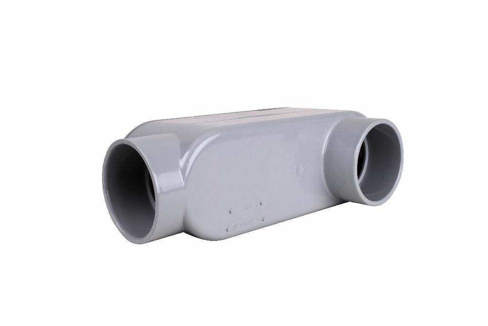 078147 Type LB 7 Access Fitting, 3 in Hub, 178 cu-in, PVC