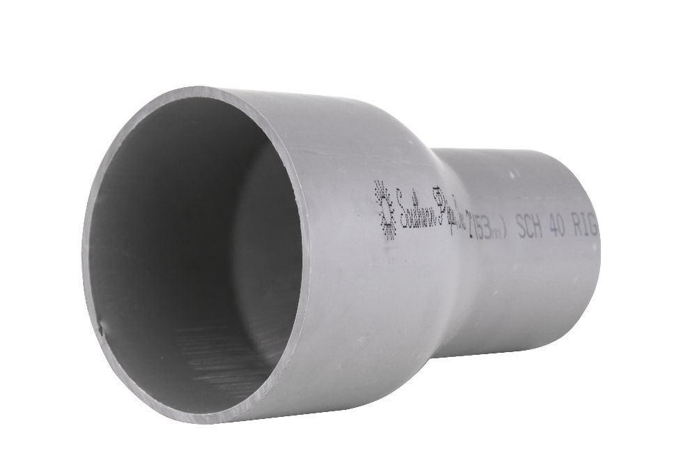 078401 Fabricated Socket 32 Swedge Reducer Coupling, 3 x 2 in, For Use With Rigid PVC Conduit, PVC