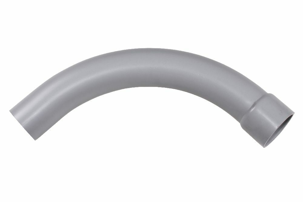 078595 Bell End x Spigot Standard Radius 99 Conduit Elbow, 3 in Trade, 90 deg, PVC