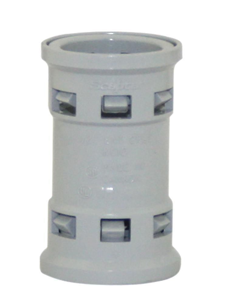 089000 Kwikon Push-Fit Coupling, 1/2 in, PVC