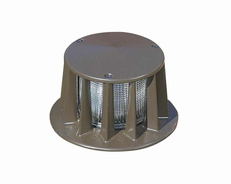 1010-H Luminaires Hadco Line Voltage Beacon, (1) Incandescent Lamp, 120 VAC, Bronze Housing