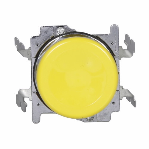 Eaton 10250T pushbutton, 10250T, Pushbutton, 30 mm, Mushroom, Yellow