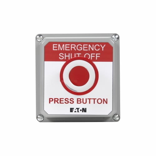 10250T5B62-S102 Emergency Stop Pre-Assembled Pushbutton Control Station, 1NO-1NC Contact, 1 Operators, NEMA 4/4X/12/13 NEMA Rating