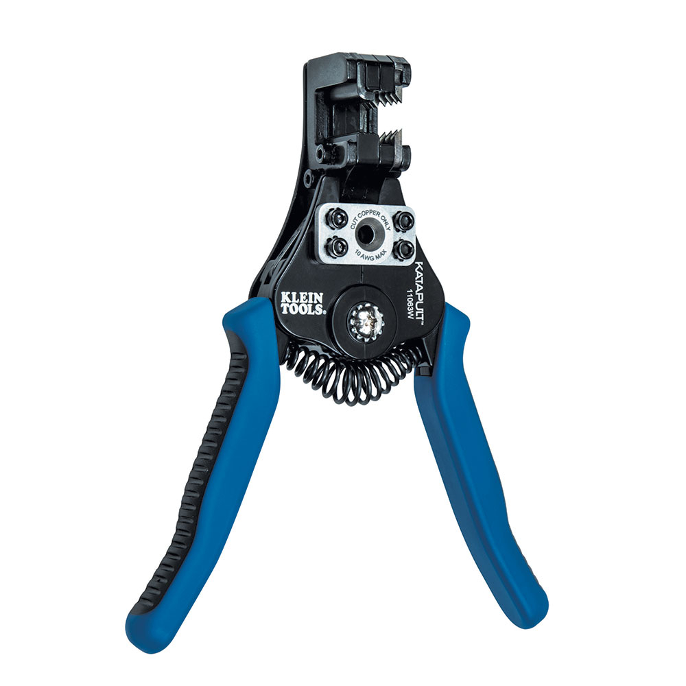 11063W Wire Stripper/Cutter, 20 to 8 AWG Solid/Stranded Cable, 6.594 in OAL, Cast Alloy Body