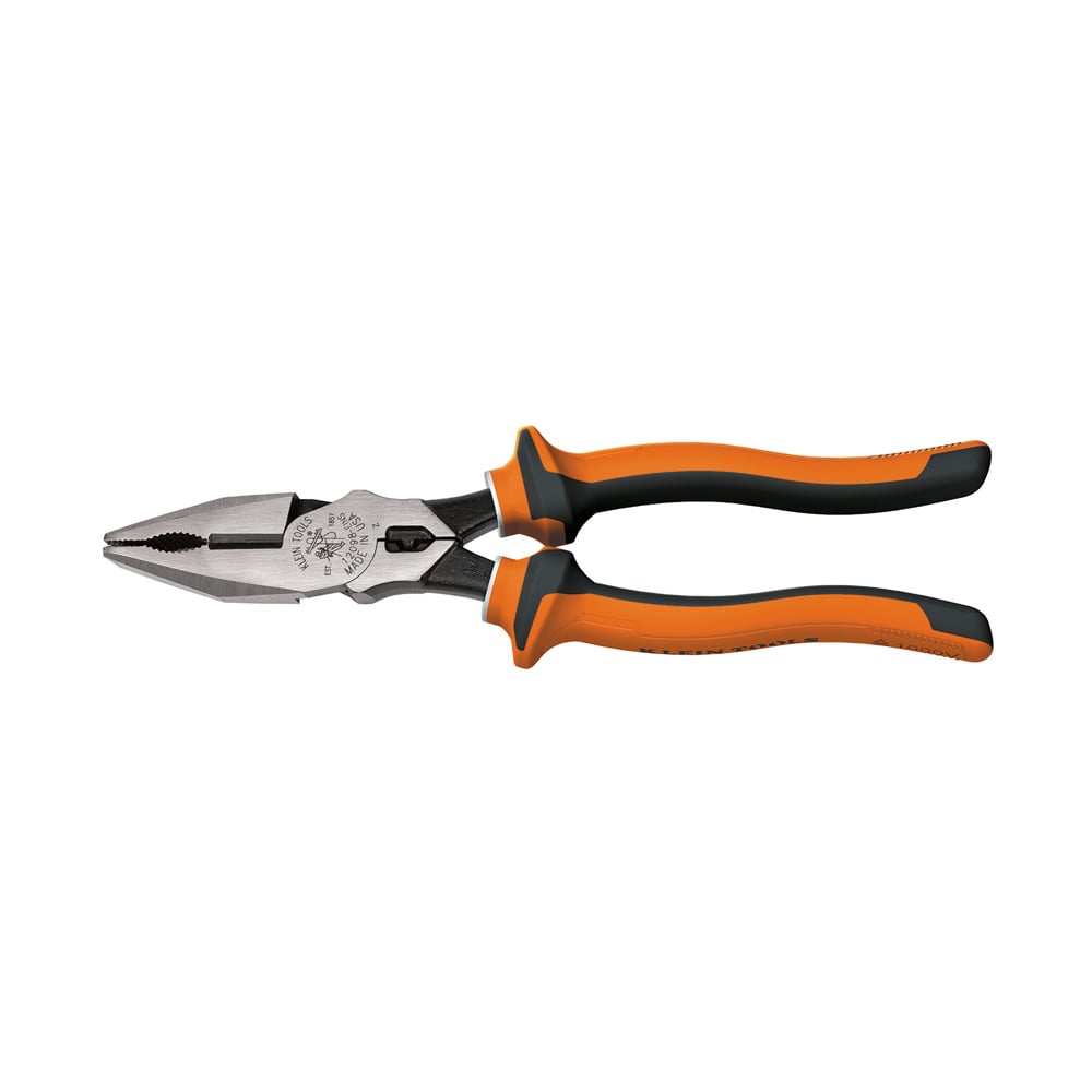 12098EINS Insulated Combination Plier, 1-25/32 in L x 1-1/32 in W x 0.53 in THK Jaw, 8.71 in OAL