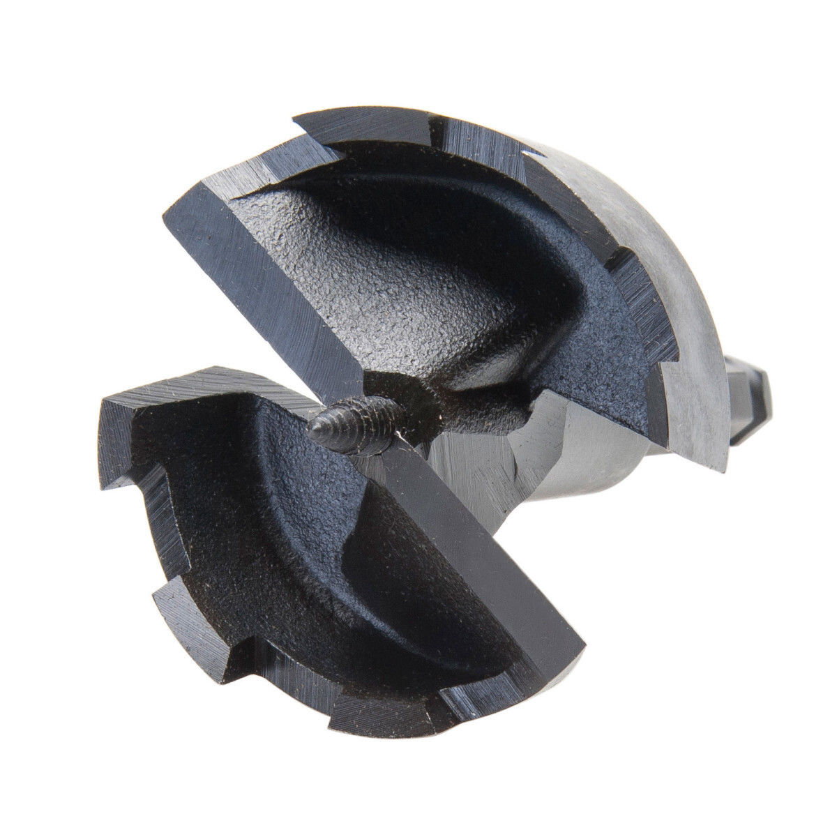 149H2-2-9/16 E-Z Bore Quick-Change Self-Feed Wood Boring Bit With Fixed Pockets, 2-9/16 in Dia, 5 in OAL, 7/16 in Shank