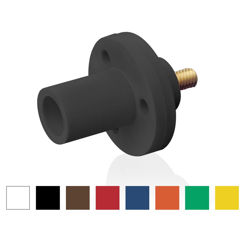 15R21-UR 15 Series Cam Type Male Taper Nose While-in-Use Single Pole Receptacle, 600 V AC, 150 A, 8 to 2 AWG Wire, Threaded/Stud Connection, NEMA 3R NEMA Rating
