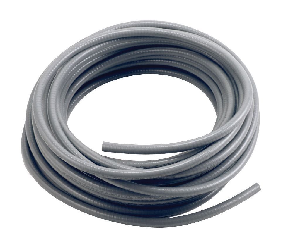 165009 Kwikflex Type B Non-Metallic Liquid Tight Flexible Conduit, 3/4 in Trade, 0.82 to 0.84 in ID x 1.030 to 1.05 in OD, 100 ft L, PVC