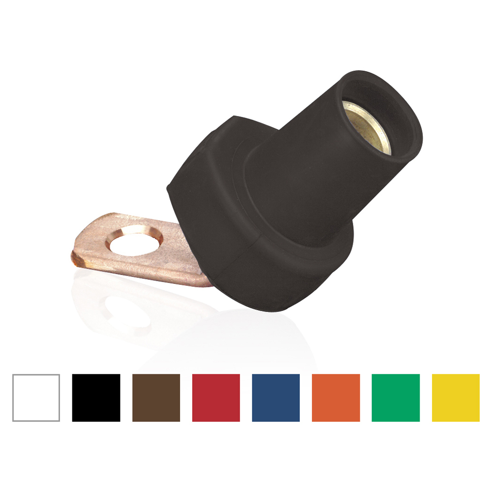 16F21-UY Rhino-Hide 16 Series 1-Pole Angled Cam Type Terminal Connector, 600 V AC/DC, 400 A, 2 to 4/0 AWG Wire, Female Connection, NEMA 3R NEMA Rating