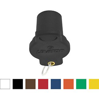16P21-UO Rhino-Hide Cam Type Male Protective Cap, Orange