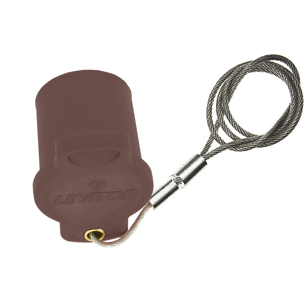 16P22-UH Rhino-Hide Cam Type Female Protective Cap, Brown