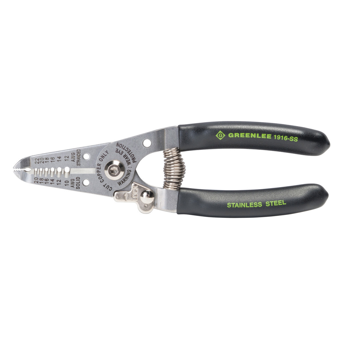 1916-SS Stainless Steel Wire Stripper Pro, 10-20 AWG