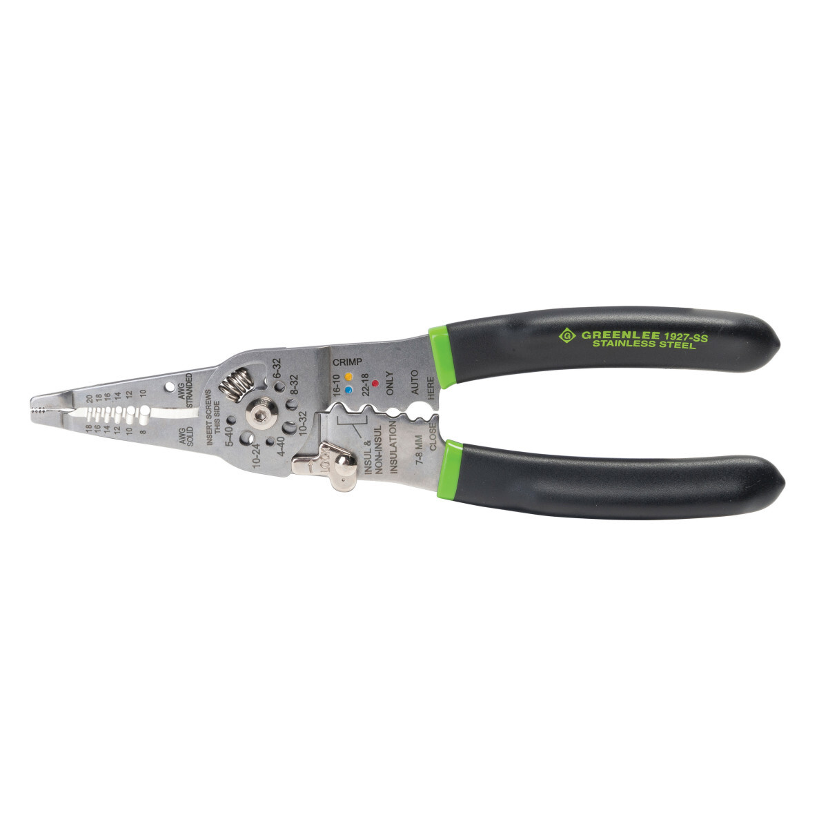 1927-SS Stainless Steel Stripper, Cutter, and Crimper Combo Tool, 7.5 inch