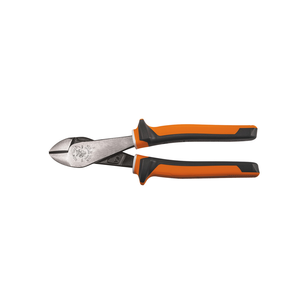 200048EINS High Leverage Insulated Standard Diagonal Cutting Plier, 0.813 in L x 1.188 in W x 0.813 in THK Jaw Steel Jaw, 8-1/4 in OAL