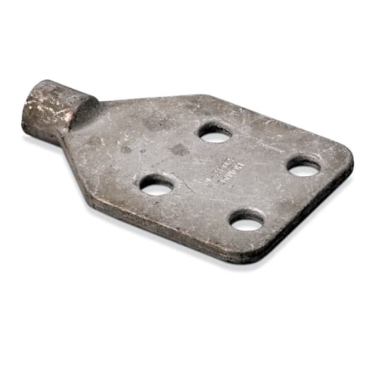 2042-2 Homac Pad Mount Transformer Stud Adapter, (4) 9/16 in Hole, 1-14 UNS-2B Stud, Bronze