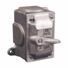 2119B 2400 1-Gang Switch, 250 VAC, 30 A