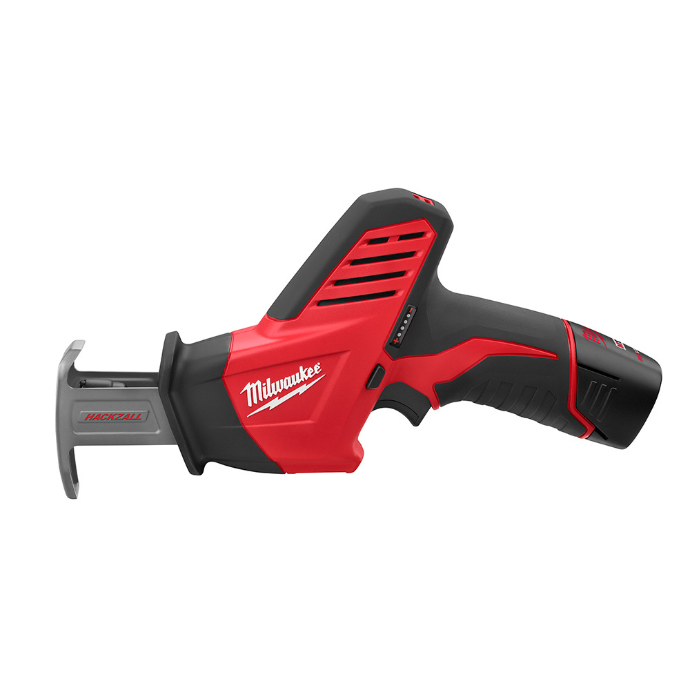 2420-21 Hackzall Fixed Shoe Cordless Reciprocating Saw Kit, 1/2 in L Stroke, 0 to 3000 spm, Straight Stroke, 12 V DC, 11 in OAL