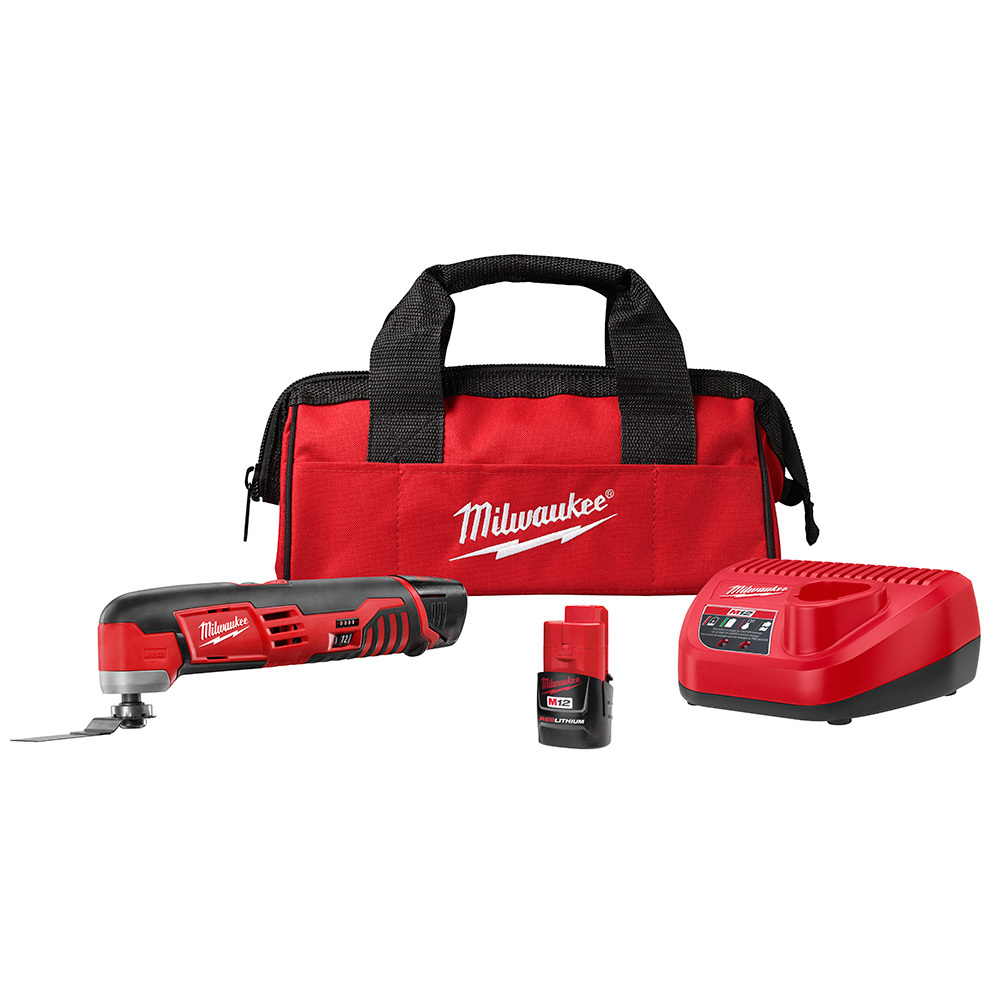 2426-22 Cordless Oscillating Multi-Tool Kit, 5000 to 20000 opm Speed, 12 V DC, Li-Ion Battery, 2 Batteries