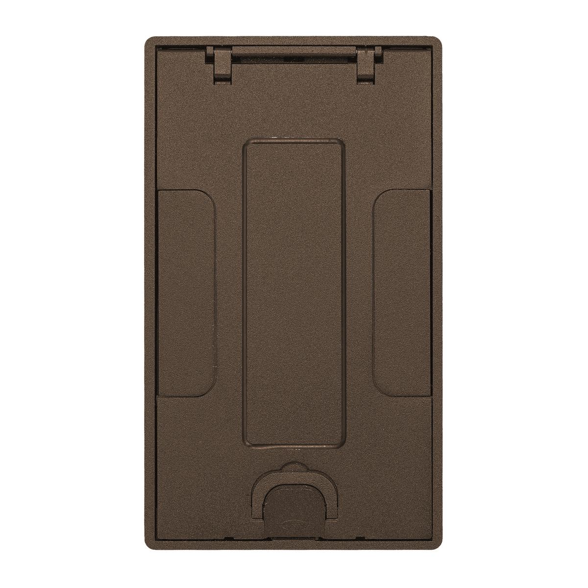 24GTCVRBRZC Flush Style Recessed Standard Floor Box Cover With Insert, 10.69 in L x 6.19 in W, Cast Aluminum