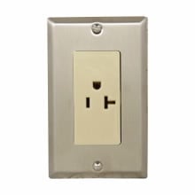 2705AF-125 Pin and Sleeve Receptacle, 125 VAC, 15/20 A, Natural