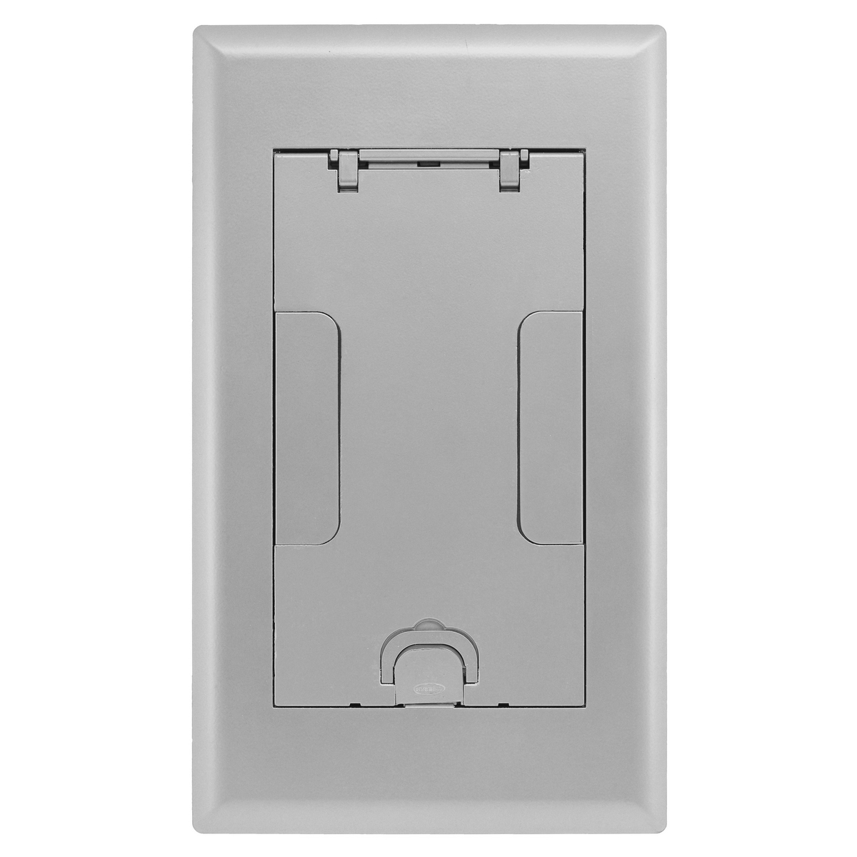 2GAFBCVRALU AFB Floor Box Cover, 15 in L x 8-3/4 in W, Cast Aluminum