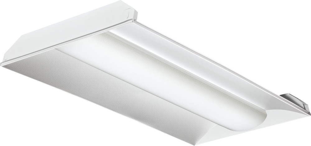 2VTL4 48L ADP EZ1 LP840 N80 Rectangular Traditional Volumetric Troffer, 120 to 277 V AC, Steel Housing