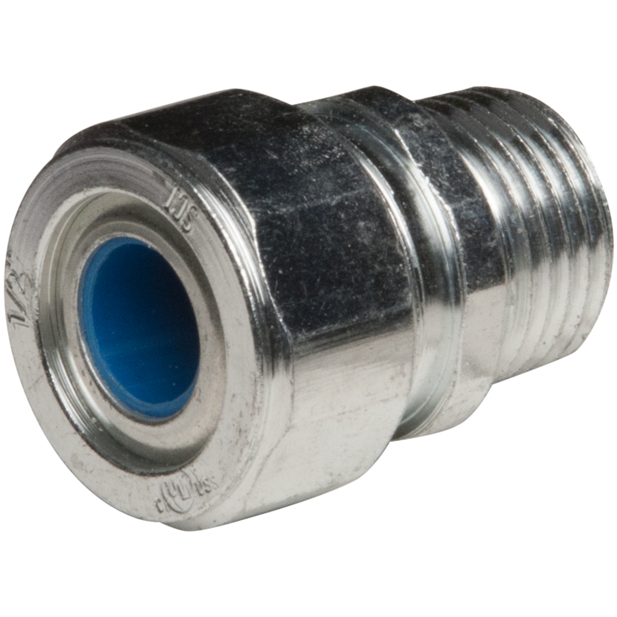 3722-2 Straight Color-Coded Strain Relief Cord Grip Connector, 1/2 in Trade, 0.35 to 0.45 in Cable Openings, Steel