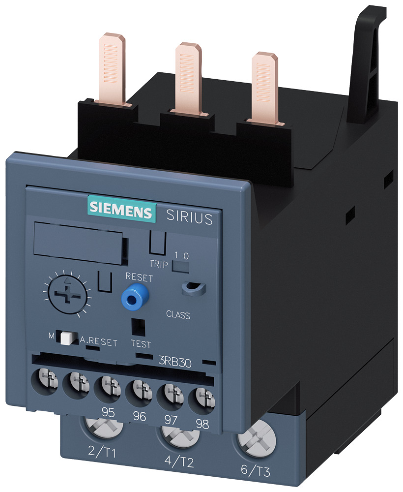 3RB30361UB0 Sirius Solid-State Overload Relay, 1NO-1NC 1 Form A/1 Form B Contact