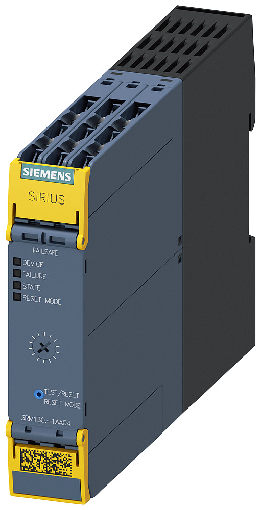 3RM13011AA04 Sirius Fail Safe Reversing Motor Starter With Electronic Overload Protection and Safety-Related Disconnection, 24 VDC V Coil, 3 Poles, IP20 Enclosure