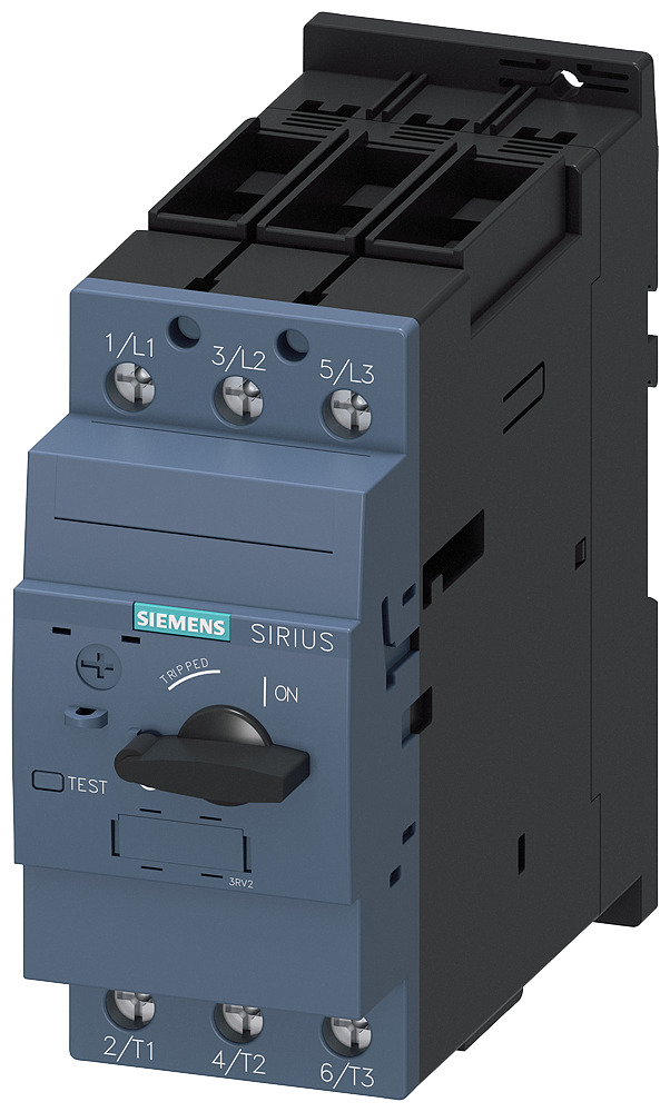 3RV20314UA10 Motor Protection Circuit Breaker, 690 V AC, 32 to 40 A, 4 kA Interrupt, 3 Poles, Magnetic Trip