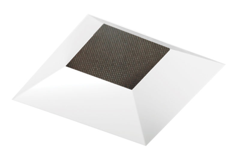 3SQABV BS BLSF Adjustable Bevel Regressed Self-Flanged Square Reflector Trim, 1-3/4 in ID, Halogen Lamp, For Use With IC43SQ, TC43SQ, TC943SQ 3-1/4 in Square Universal Downlight Housing