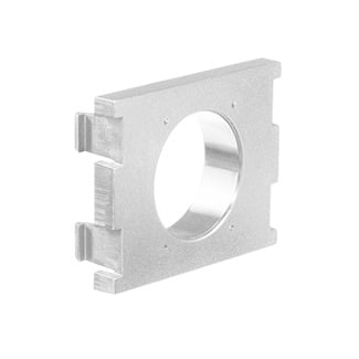 41297-2PW MOS Pass-Through Module, Pass-Through Termination, Snap-Fit Mount, White