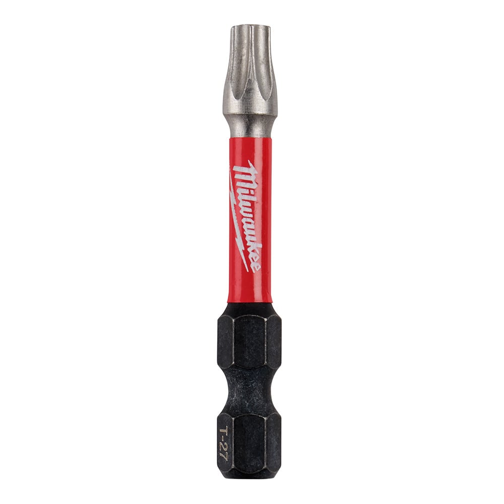 48-32-4486 Shockwave Impact Duty 1-Piece Impact Power Bit, T27 Torx Point, 2 in OAL, 1/4 in, Steel