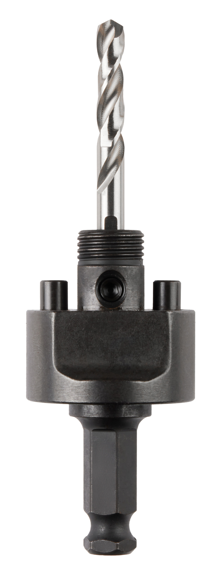49-56-7240 Large Thread Quick-Change Universal Hole Saw Arbor, 5/8-18 Arbor, 7/16 in, Steel