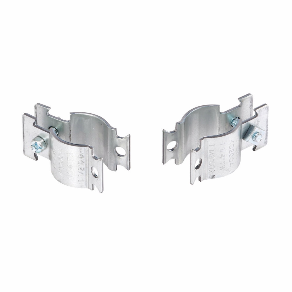 4Dimension 4D2002ZN 4D2000 Universal Conduit/Pipe Clamp, 3/4 in Conduit, 800 lb Open Side/375 lb Dove Tale Side Load, Steel