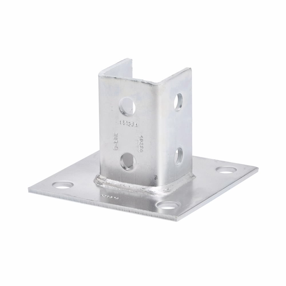 4D280SQZN Square Post Base, For Use With 2 x 2 in 4Dimension Strut, Steel