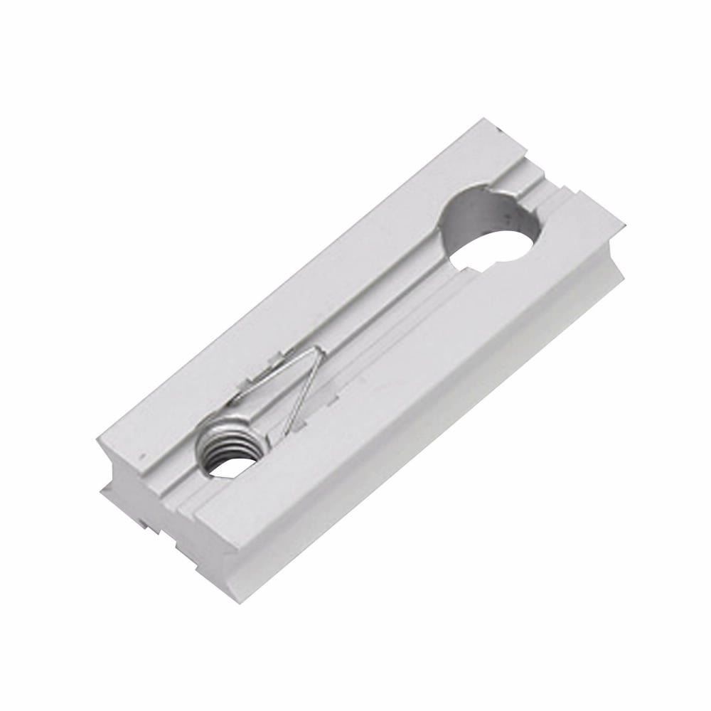 4Dimension 4DB-3-3/8AL Back to Back Dovetail Bar, For Use With 4Dimension Strut, 3/8 in Dia Hole, 3-8/16 Thread, 465 lb Trapeze Load, 690 lb Pull-Out Load, 2-Hole, Aluminum, Clear