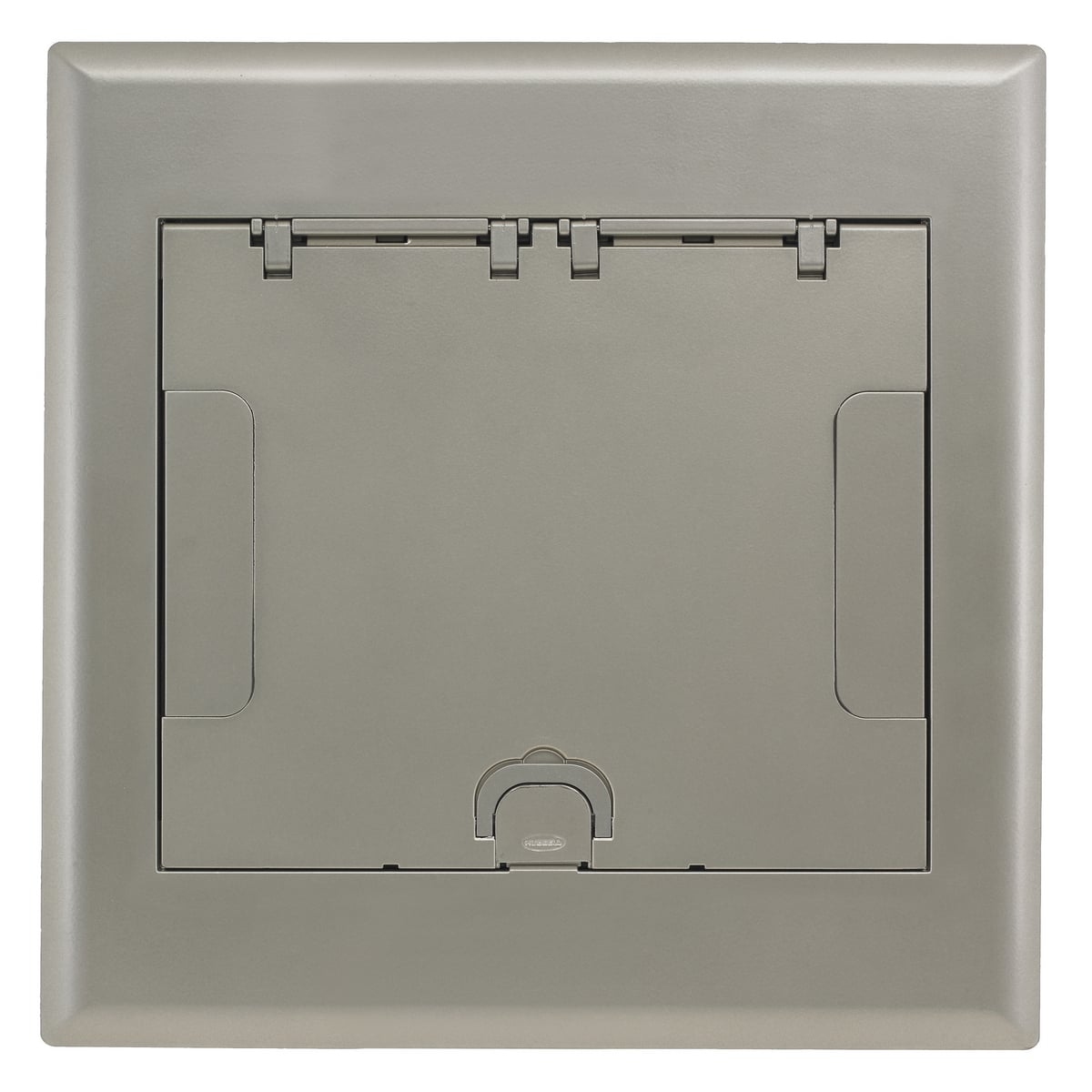 4GAFBCVRNK Flush Recessed Surface Style Standard Floor Box Cover, 13 in L x 13-1/4 in W, Cast Aluminum