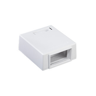 4M089-1WM 1-Unit High MOS Housing, Surface Mount, ABS, White
