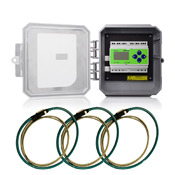 4OUMR-R12 VerifEye 4000 3-Phase 3/4-Wire Meter Kit, 347/600Y V AC, 20 to 5000 A, LCD Display, Modbus RTU Communication