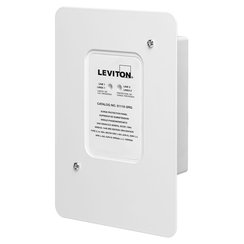 51110-SRG Surge Protection Panel, 120/240 V AC, 50/60 Hz, 1 Phase