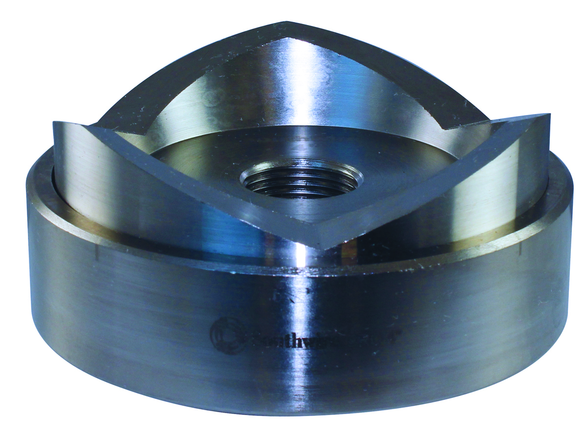57177201 Max Punch Large Die Set, 10 ga Stainless Steel Capacity, For Use With 12 ton Hydraulic Knockout Tool, 2-1/2 to 4 in Conduit/Pipe, Stainless Steel