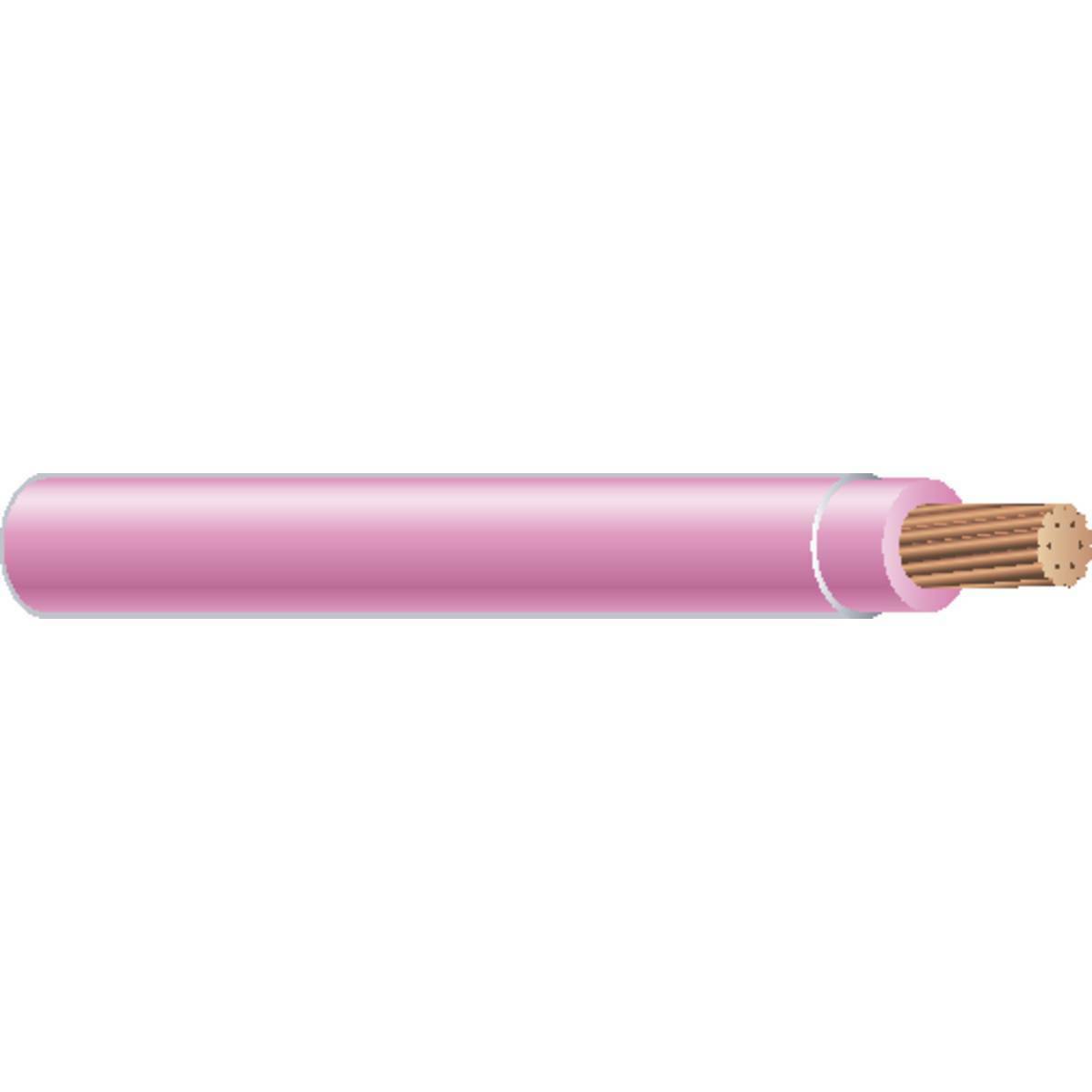 58193005 THHN Wire, 10 AWG, Copper Conductor, 19 Stranded, Pink, 1250 ft CoilPak