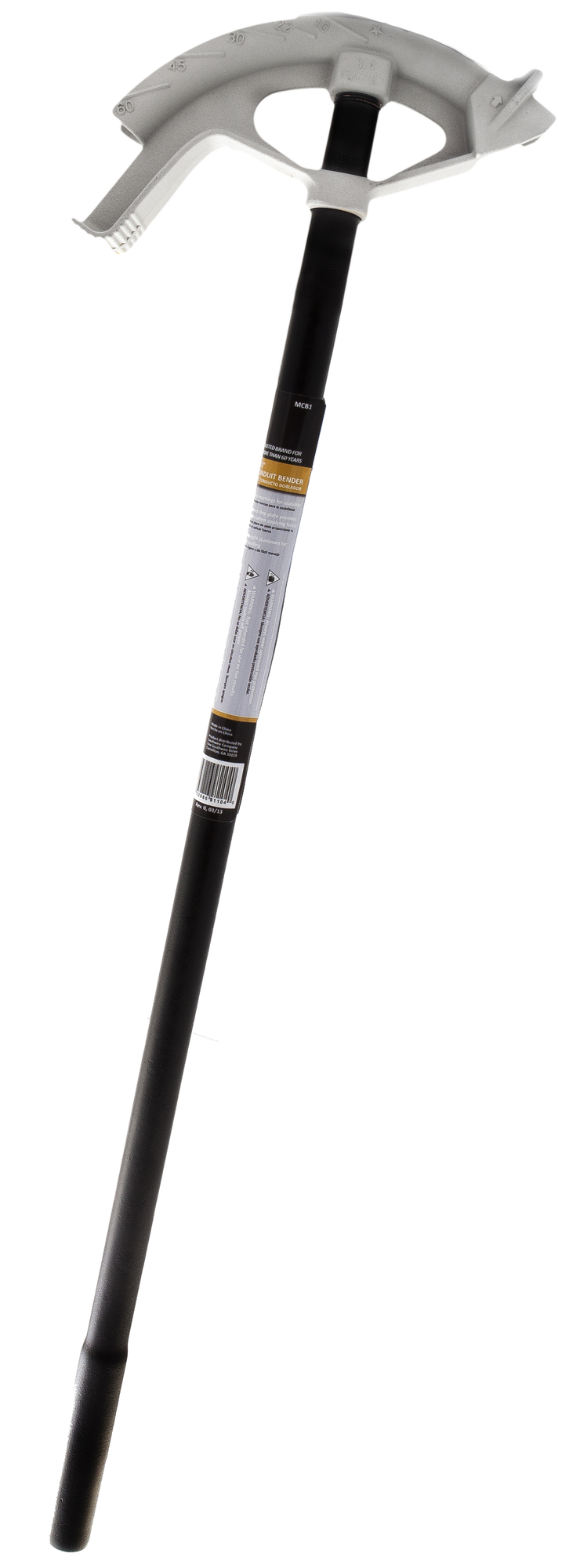 582813 Conduit Bender, 90 deg Bend, 4-3/16 in Bend Radius, For Pipe Dia 1/2 in EMT