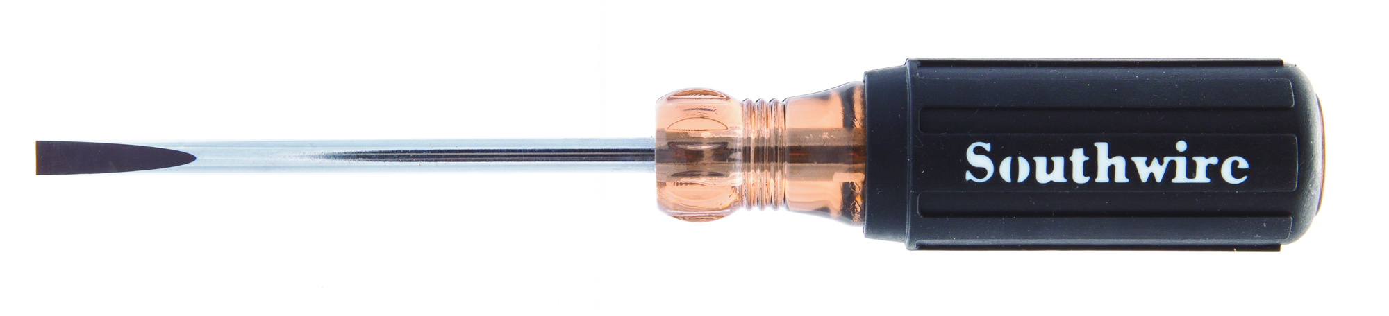 582937 Screwdriver, 1/4 in Cabinet Point, Stainless Steel Shank, 8.38 in OAL, Acetate Handle, Polished Chrome
