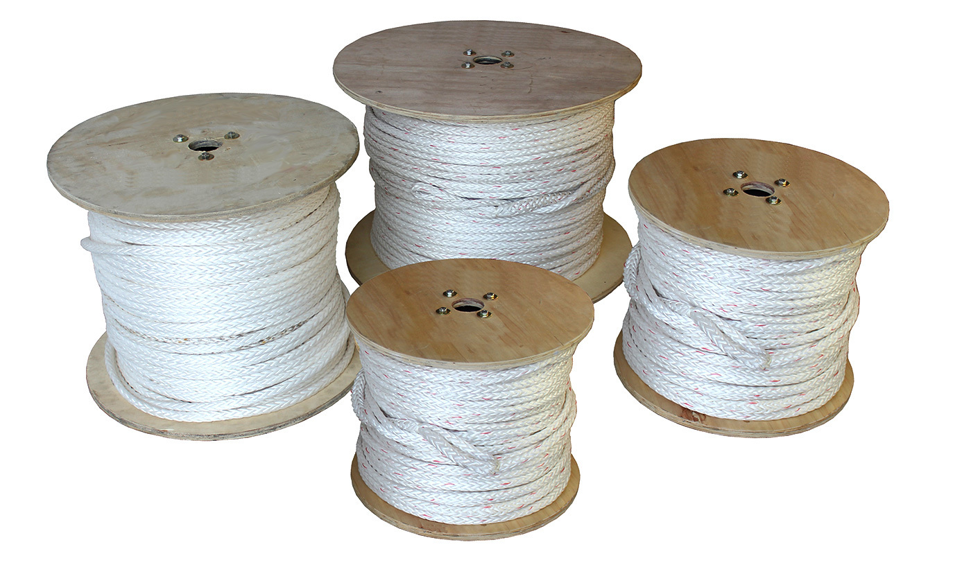 58305901 Pulling Rope, 9/16 in OD, 1200 ft L, 32000 lb Tensile Strength, 10000 lb Working, Polyethylene