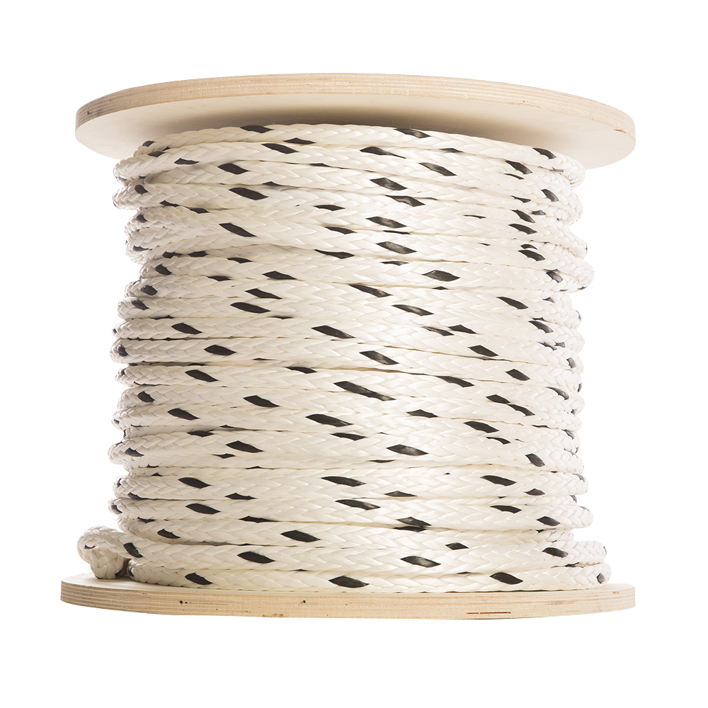 58387401 QWIKrope UHMWPE Pulling Rope, 1/8 in OD, 300 ft L, 1100 lb Tensile Strength, 350 lb Working, Polyethylene Fiber