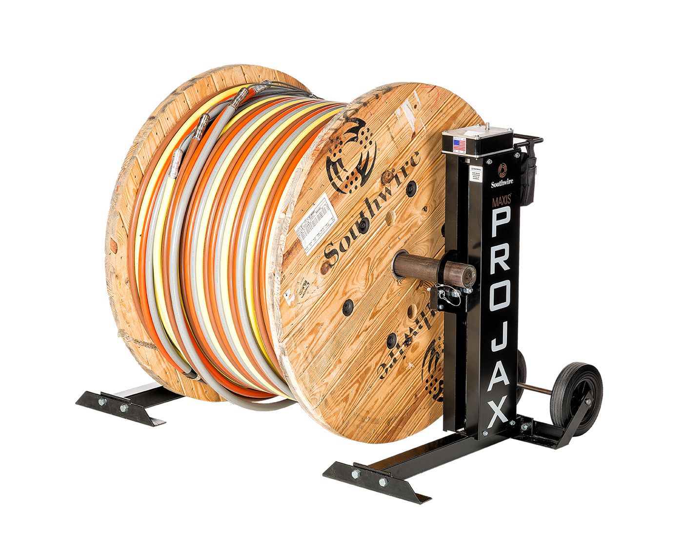 58526401 Maxis Reel Stand, 60 in Reel, 6000 lb Load, 43 in L x 41 in H